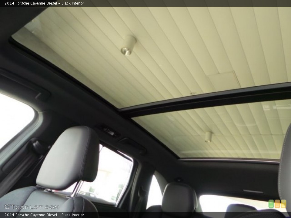 Black Interior Sunroof for the 2014 Porsche Cayenne Diesel #93770966