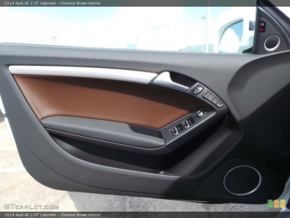 Chestnut Brown Interior Door Panel for the 2014 Audi A5 2.0T Cabriolet #93772736