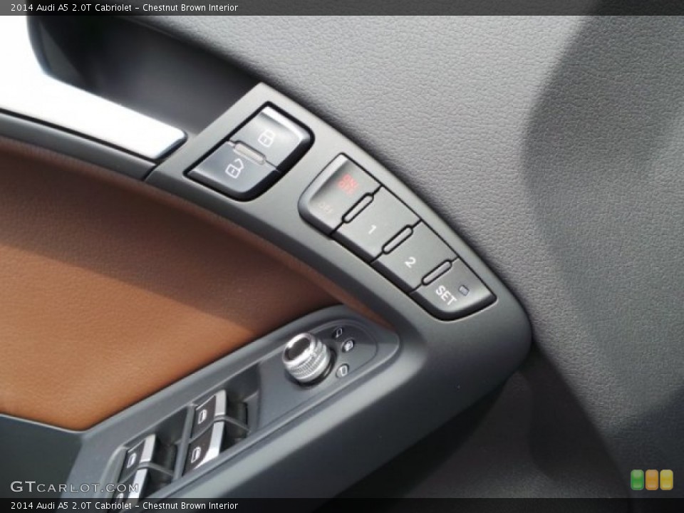 Chestnut Brown Interior Controls for the 2014 Audi A5 2.0T Cabriolet #93772757