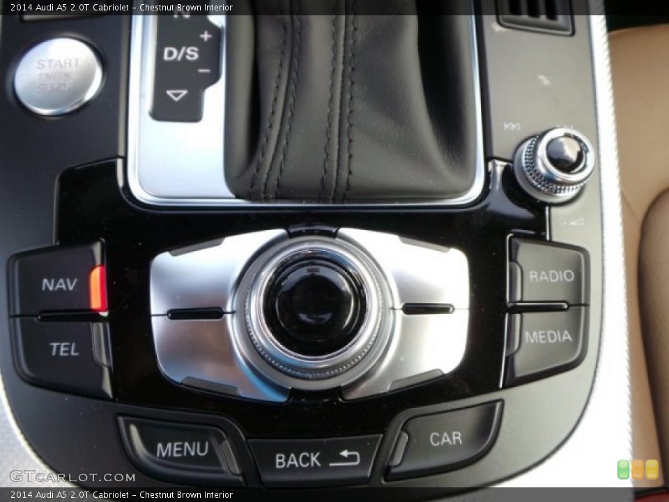Chestnut Brown Interior Controls for the 2014 Audi A5 2.0T Cabriolet #93773003
