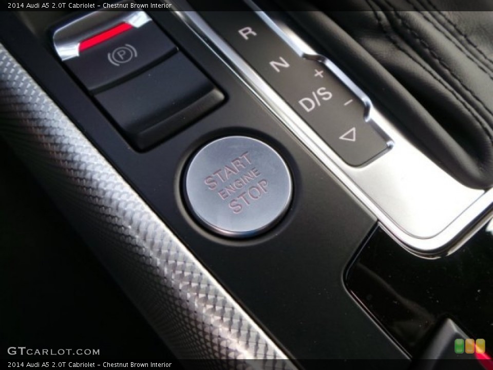 Chestnut Brown Interior Controls for the 2014 Audi A5 2.0T Cabriolet #93773027