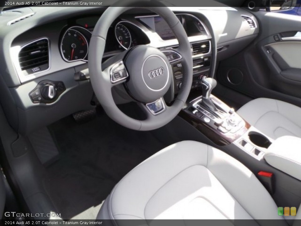 Titanium Gray Interior Photo for the 2014 Audi A5 2.0T Cabriolet #93773570