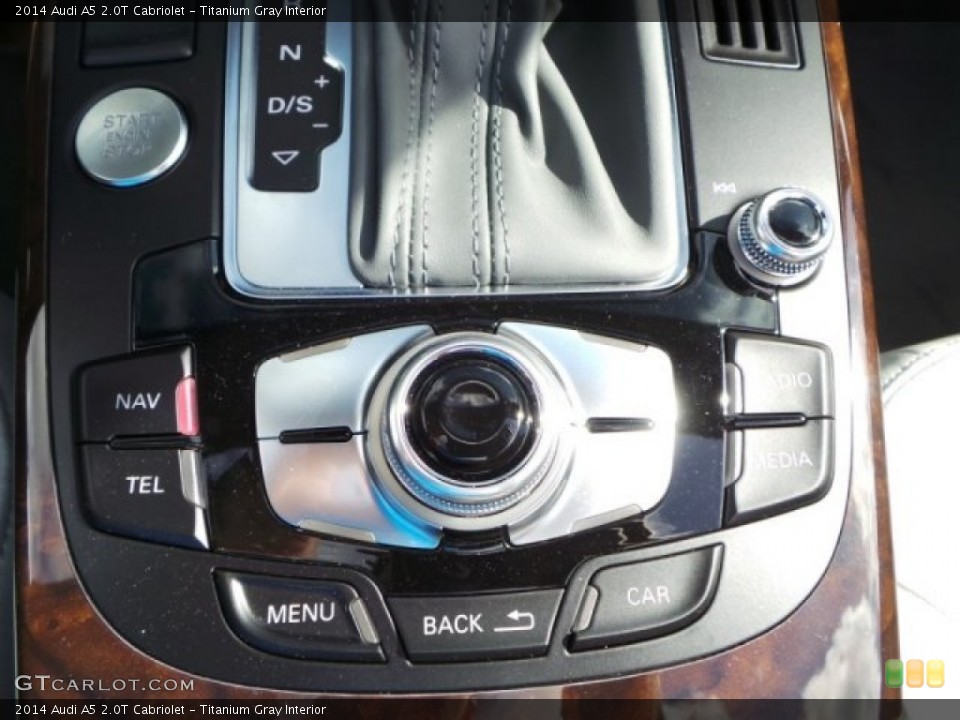 Titanium Gray Interior Controls for the 2014 Audi A5 2.0T Cabriolet #93773768