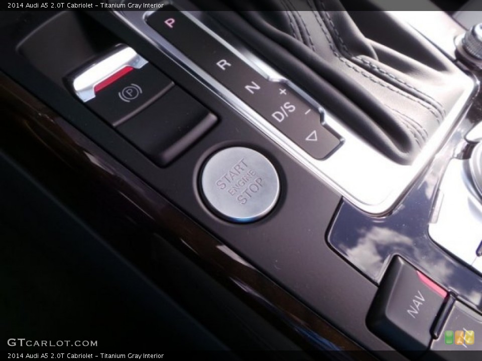 Titanium Gray Interior Controls for the 2014 Audi A5 2.0T Cabriolet #93773789