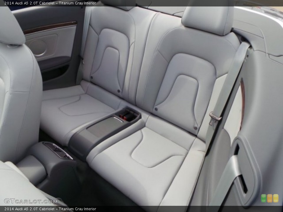 Titanium Gray Interior Rear Seat for the 2014 Audi A5 2.0T Cabriolet #93773834