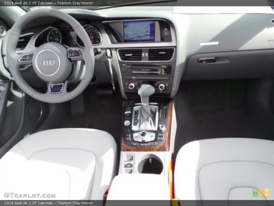 Titanium Gray Interior Dashboard for the 2014 Audi A5 2.0T Cabriolet #93773852