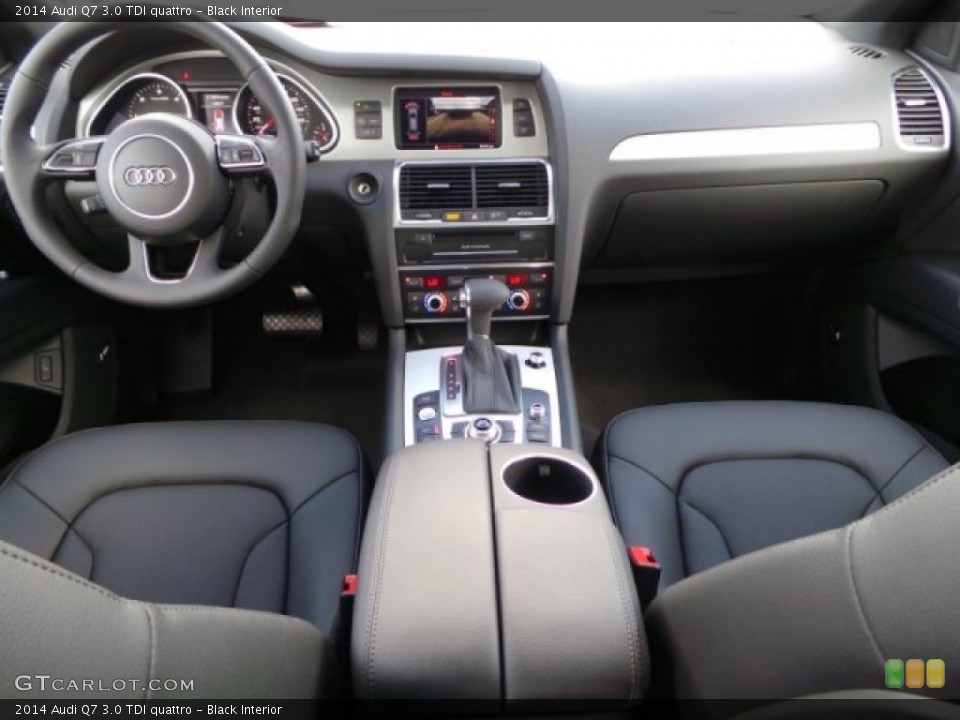 Black Interior Dashboard for the 2014 Audi Q7 3.0 TDI quattro #93774680