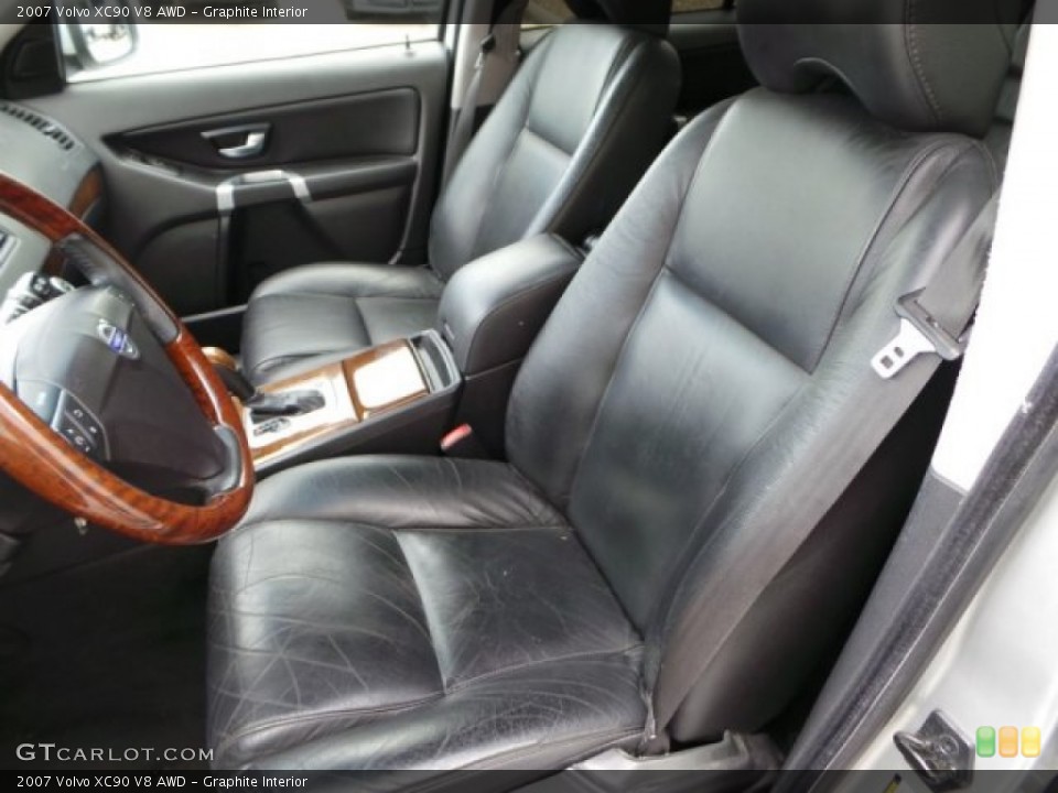 Graphite Interior Front Seat for the 2007 Volvo XC90 V8 AWD #93775253