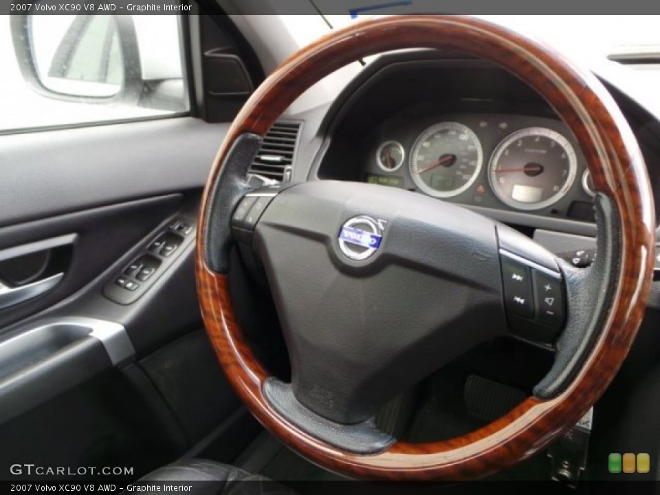 Graphite Interior Steering Wheel for the 2007 Volvo XC90 V8 AWD #93775631
