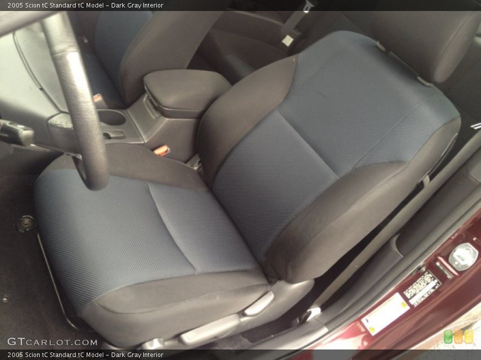Dark Gray Interior Front Seat for the 2005 Scion tC  #93775688