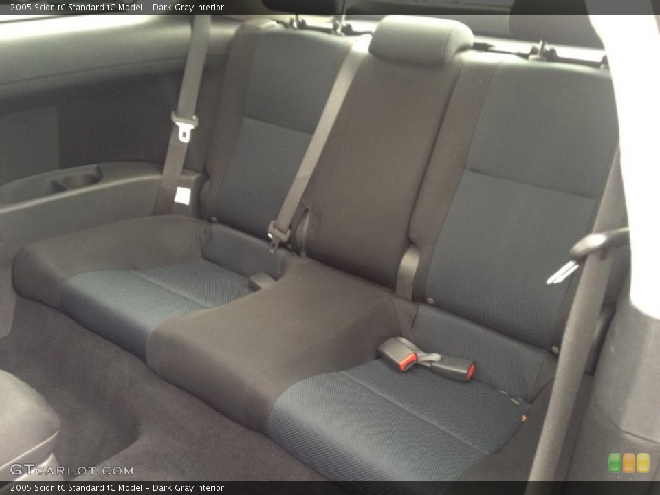 Dark Gray Interior Rear Seat for the 2005 Scion tC  #93775730