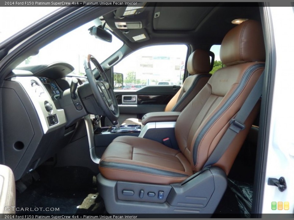 Platinum Unique Pecan Interior Photo for the 2014 Ford F150 Platinum SuperCrew 4x4 #93776702