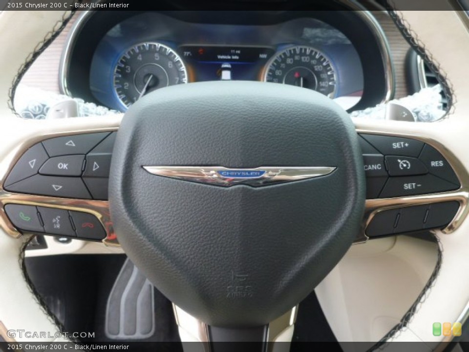 Black/Linen Interior Controls for the 2015 Chrysler 200 C #93783917