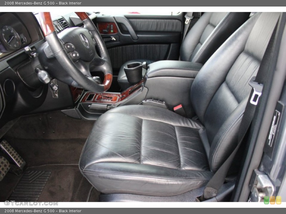 Black Interior Front Seat for the 2008 Mercedes-Benz G 500 #93784787