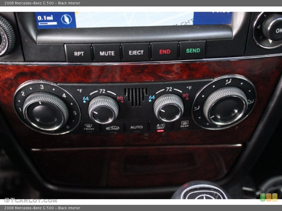 Black Interior Controls for the 2008 Mercedes-Benz G 500 #93784880