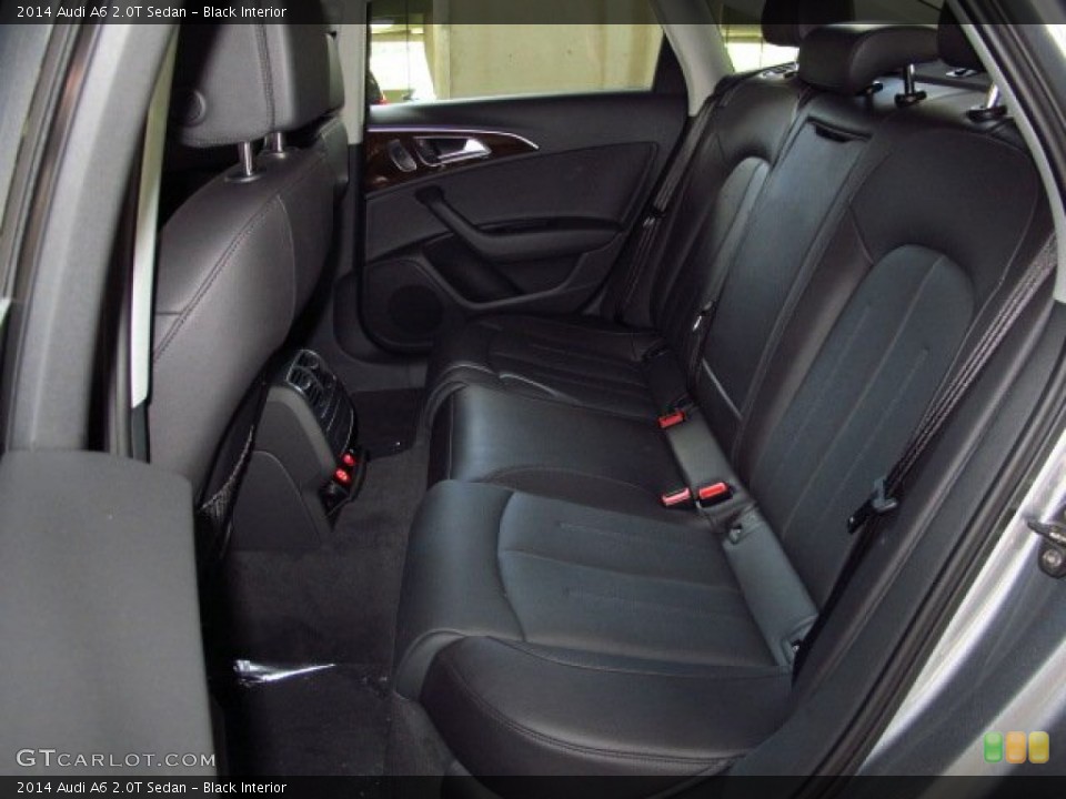 Black Interior Rear Seat for the 2014 Audi A6 2.0T Sedan #93786176
