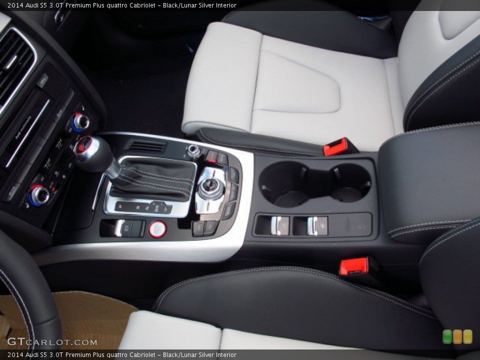 Black/Lunar Silver Interior Controls for the 2014 Audi S5 3.0T Premium Plus quattro Cabriolet #93788246