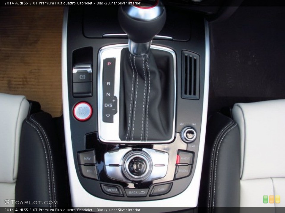 Black/Lunar Silver Interior Transmission for the 2014 Audi S5 3.0T Premium Plus quattro Cabriolet #93788270