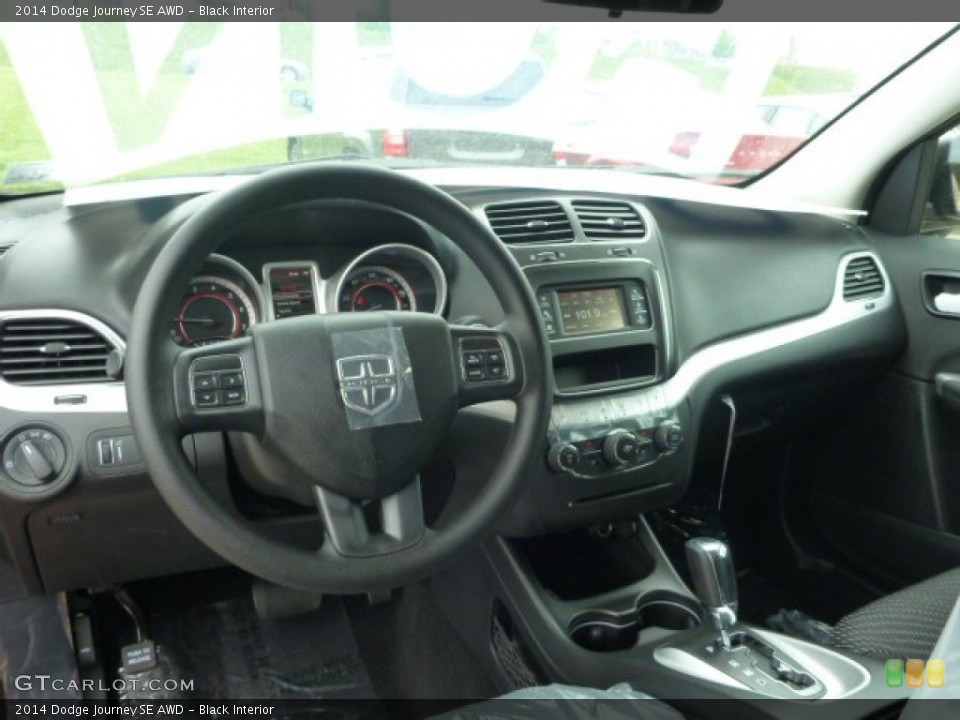 Black Interior Dashboard for the 2014 Dodge Journey SE AWD #93789680