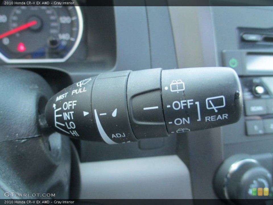 Gray Interior Controls for the 2010 Honda CR-V EX AWD #93791498