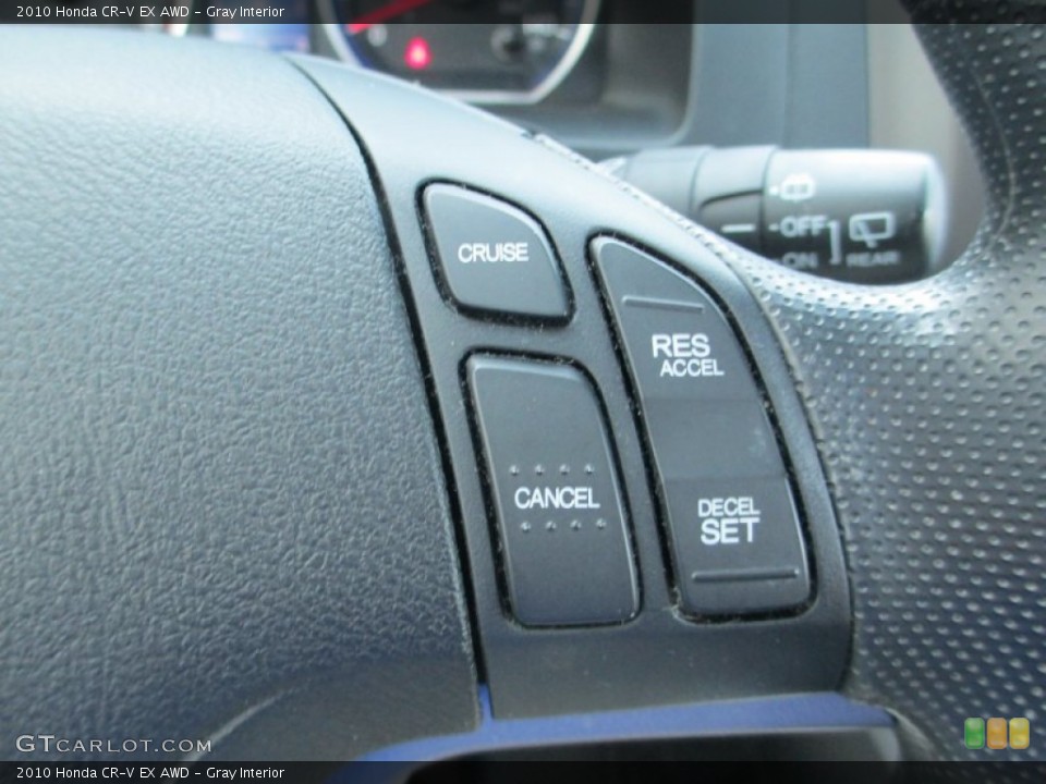 Gray Interior Controls for the 2010 Honda CR-V EX AWD #93791507