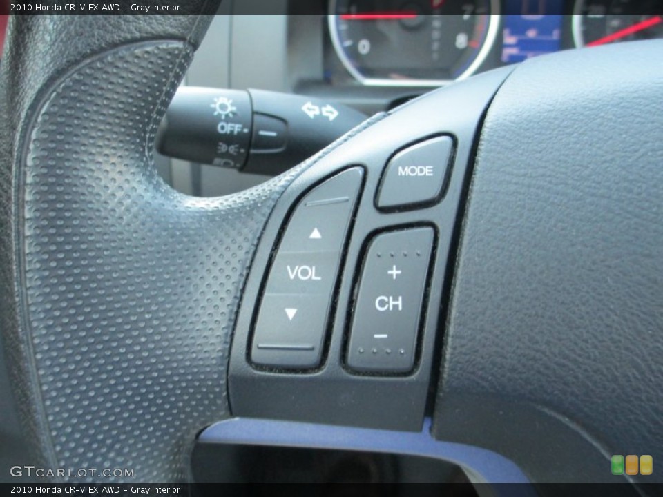 Gray Interior Controls for the 2010 Honda CR-V EX AWD #93791516