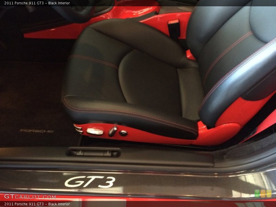 Black Interior Front Seat for the 2011 Porsche 911 GT3 #93793597