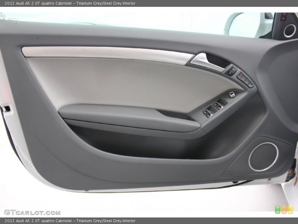 Titanium Grey/Steel Grey Interior Door Panel for the 2013 Audi A5 2.0T quattro Cabriolet #93806539