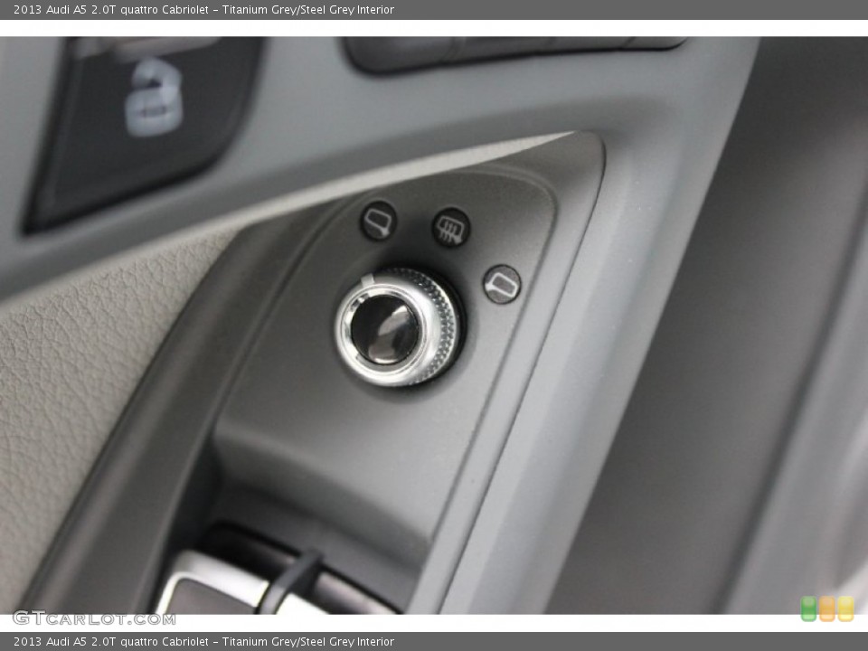 Titanium Grey/Steel Grey Interior Controls for the 2013 Audi A5 2.0T quattro Cabriolet #93806602