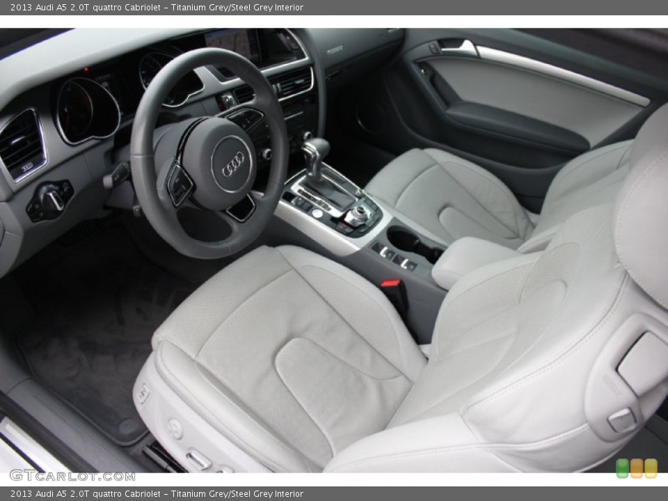 Titanium Grey/Steel Grey Interior Photo for the 2013 Audi A5 2.0T quattro Cabriolet #93806675