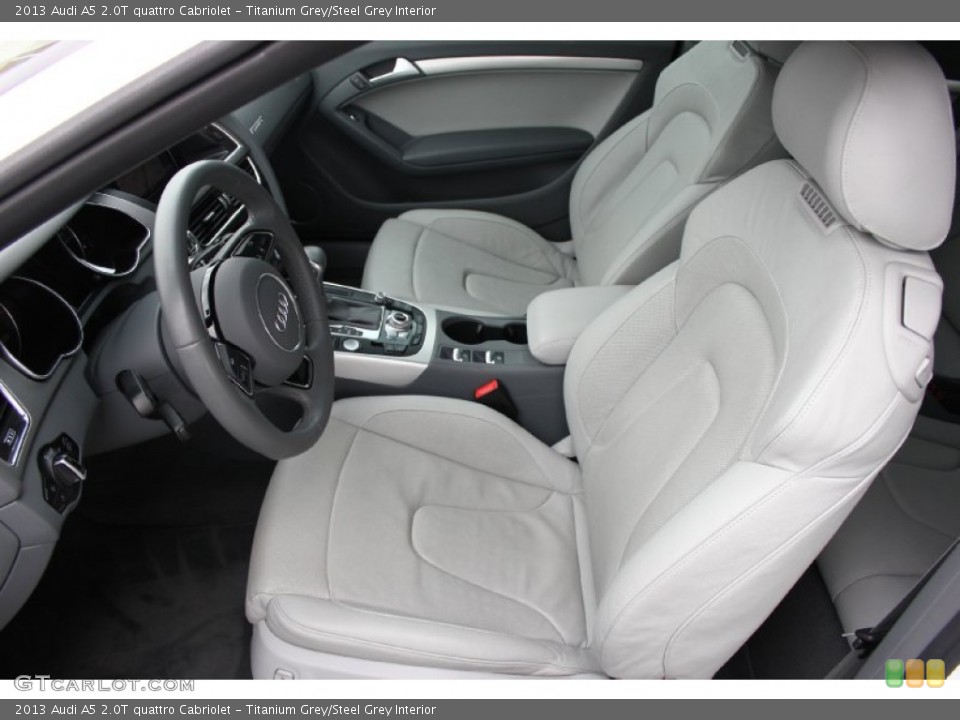 Titanium Grey/Steel Grey Interior Front Seat for the 2013 Audi A5 2.0T quattro Cabriolet #93806698