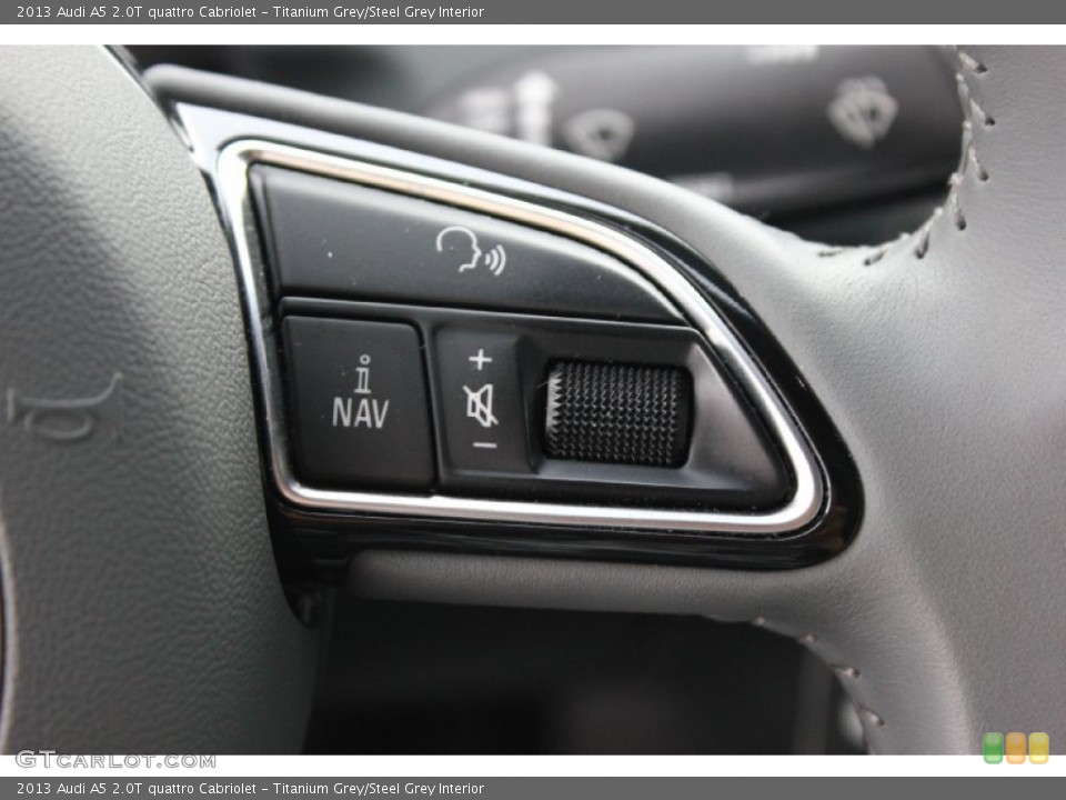Titanium Grey/Steel Grey Interior Controls for the 2013 Audi A5 2.0T quattro Cabriolet #93807052