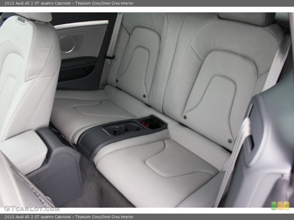 Titanium Grey/Steel Grey Interior Rear Seat for the 2013 Audi A5 2.0T quattro Cabriolet #93807101