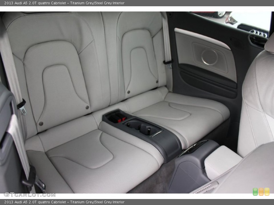 Titanium Grey/Steel Grey Interior Rear Seat for the 2013 Audi A5 2.0T quattro Cabriolet #93807289