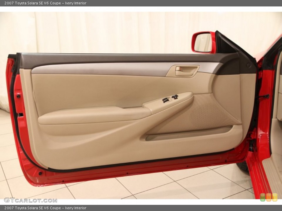 Ivory Interior Door Panel for the 2007 Toyota Solara SE V6 Coupe #93808084