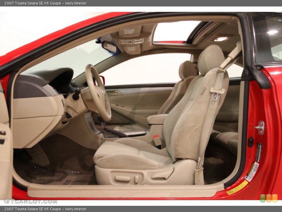Ivory Interior Photo for the 2007 Toyota Solara SE V6 Coupe #93808116