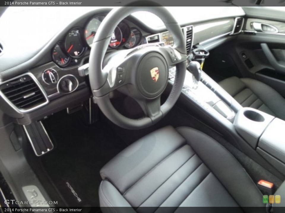 Black Interior Prime Interior for the 2014 Porsche Panamera GTS #93809296