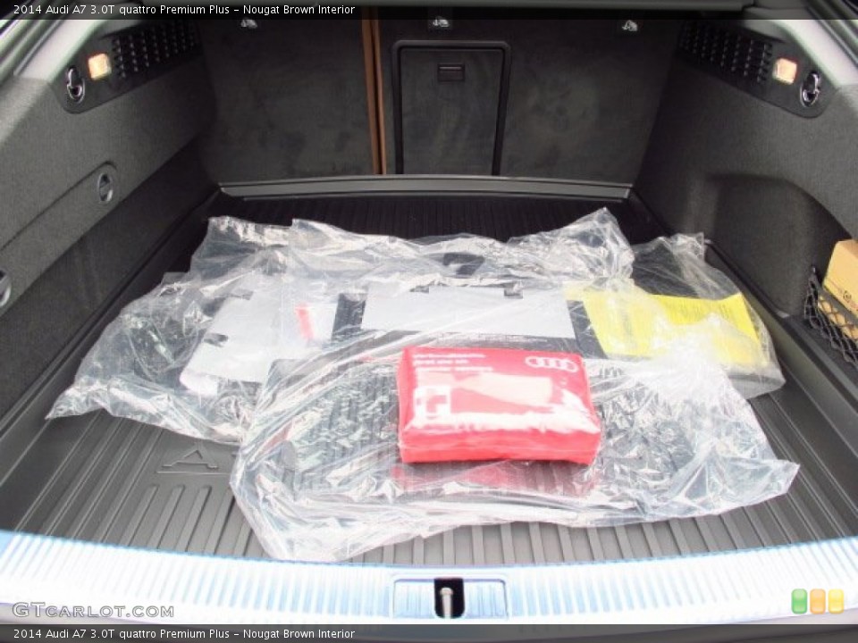 Nougat Brown Interior Trunk for the 2014 Audi A7 3.0T quattro Premium Plus #93814381