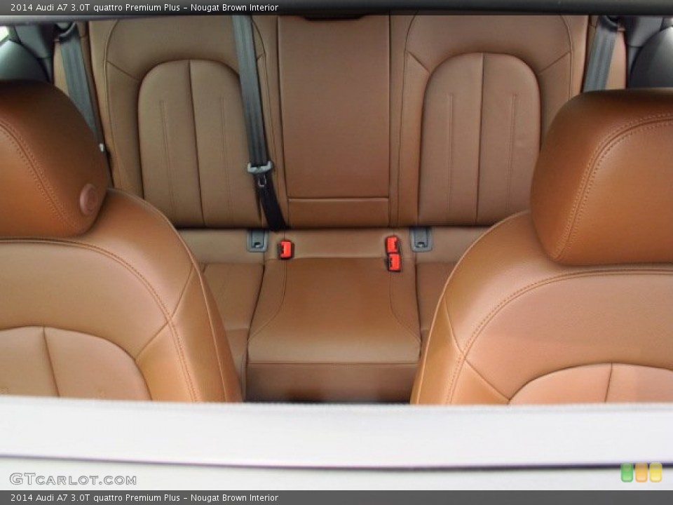 Nougat Brown Interior Rear Seat for the 2014 Audi A7 3.0T quattro Premium Plus #93814432