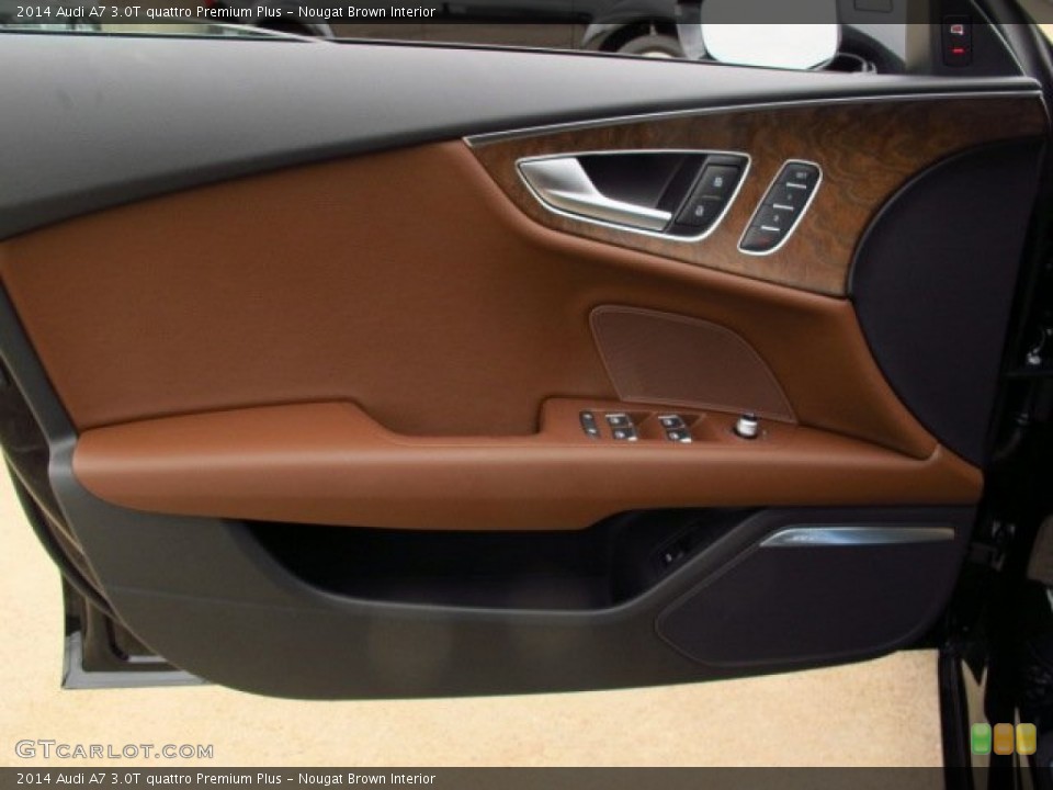 Nougat Brown Interior Door Panel for the 2014 Audi A7 3.0T quattro Premium Plus #93814453