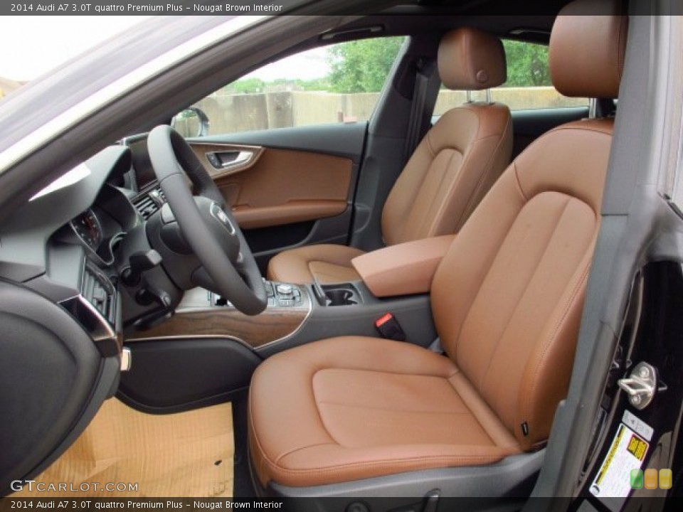 Nougat Brown Interior Photo for the 2014 Audi A7 3.0T quattro Premium Plus #93814477