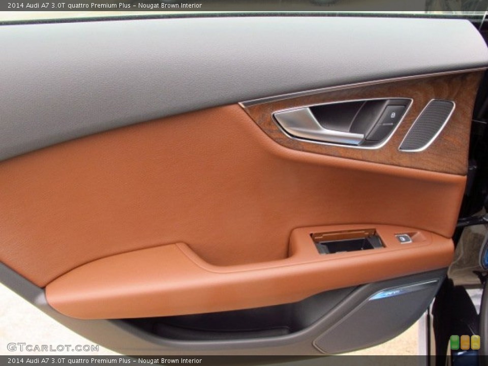 Nougat Brown Interior Door Panel for the 2014 Audi A7 3.0T quattro Premium Plus #93814498