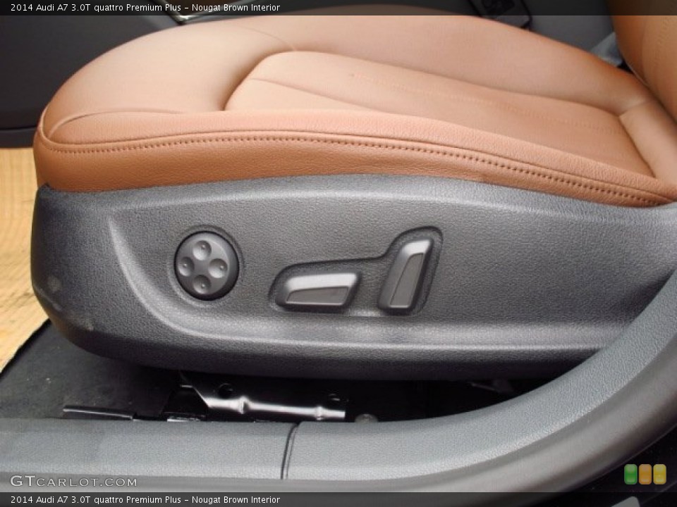 Nougat Brown Interior Controls for the 2014 Audi A7 3.0T quattro Premium Plus #93814615