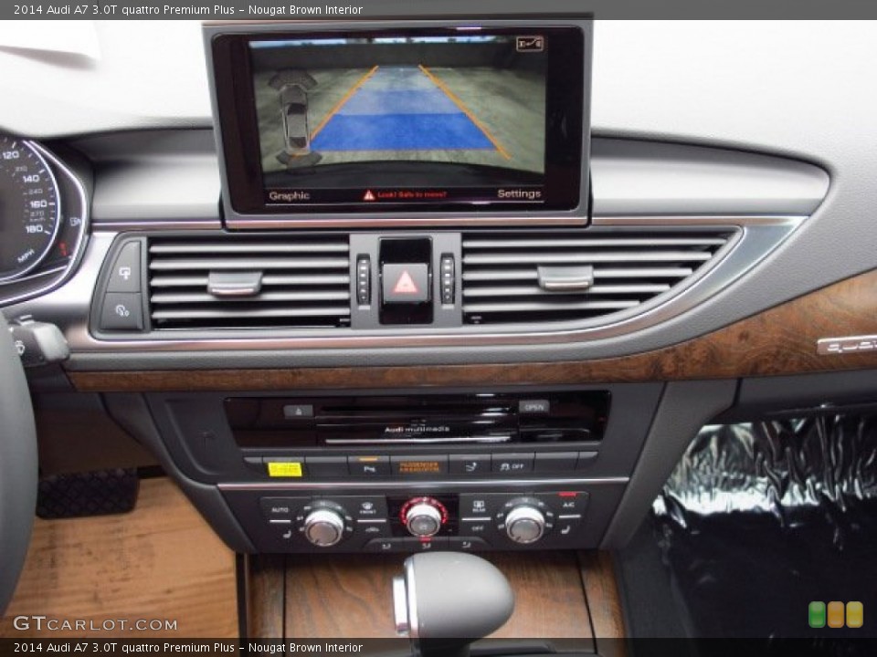 Nougat Brown Interior Controls for the 2014 Audi A7 3.0T quattro Premium Plus #93814672