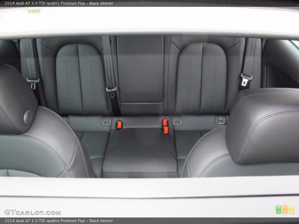 Black Interior Rear Seat for the 2014 Audi A7 3.0 TDI quattro Premium Plus #93815014