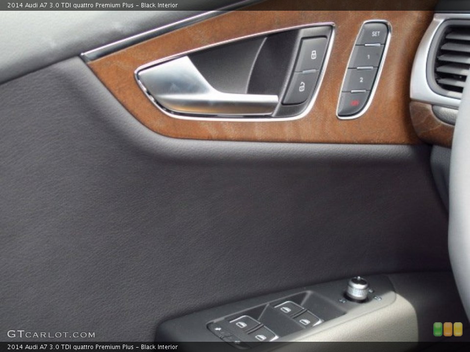 Black Interior Controls for the 2014 Audi A7 3.0 TDI quattro Premium Plus #93815167