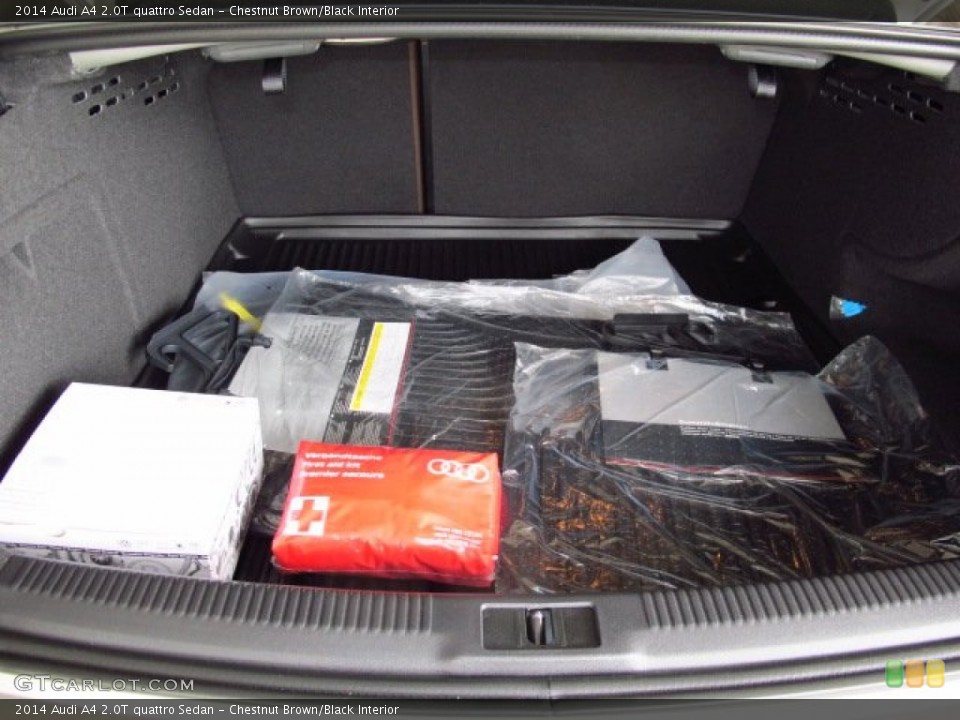 Chestnut Brown/Black Interior Trunk for the 2014 Audi A4 2.0T quattro Sedan #93815635