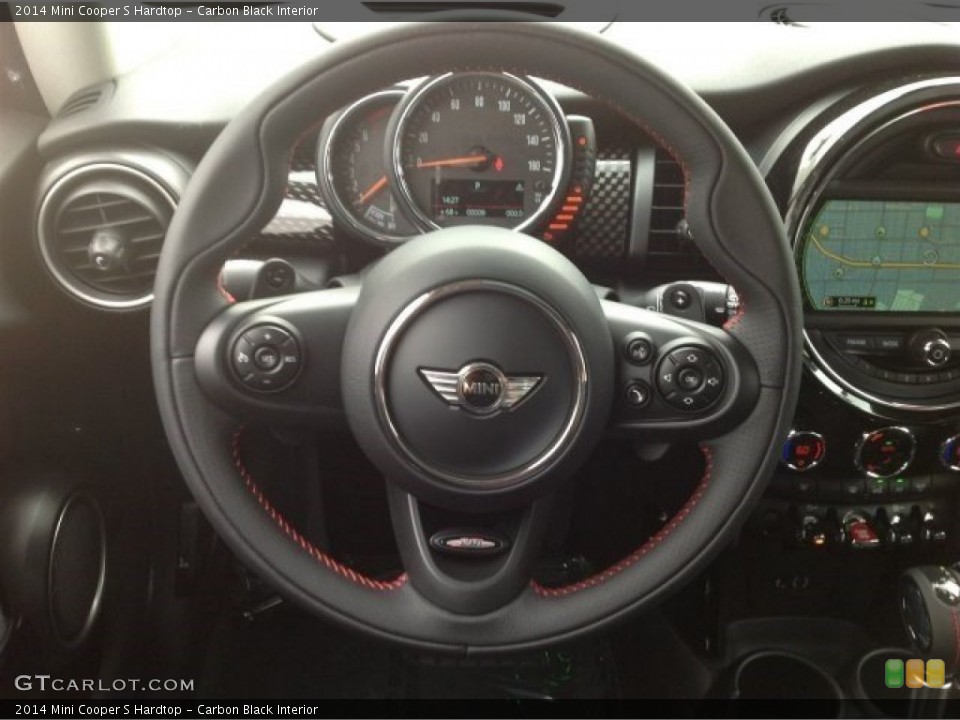 Carbon Black Interior Steering Wheel for the 2014 Mini Cooper S Hardtop #93815995