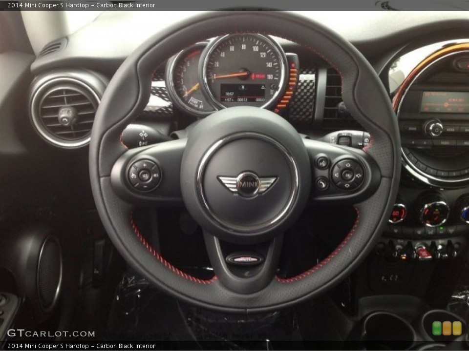 Carbon Black Interior Steering Wheel for the 2014 Mini Cooper S Hardtop #93816199