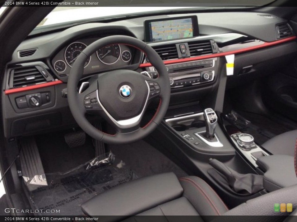 Black Interior Prime Interior for the 2014 BMW 4 Series 428i Convertible #93817516